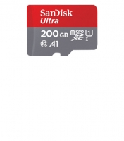 کارت حافظه Ultra SanDisk microSDXC با ظرفیت 200GB کلاس 10/UHS-I U1 سرعت 100MB/s با آداپتور SD
